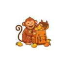 Monkey Eating Mango