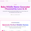 Middle Name Generator