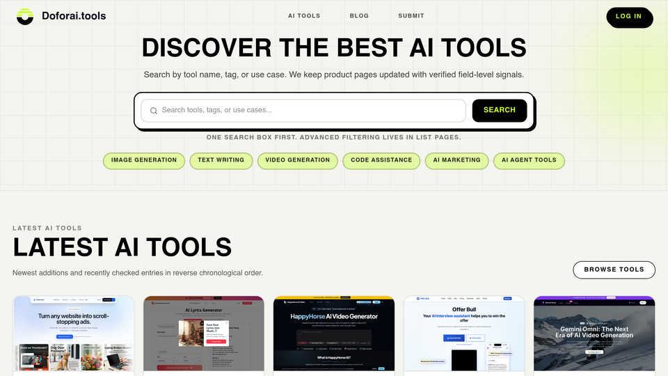 Screenshot of Doforai