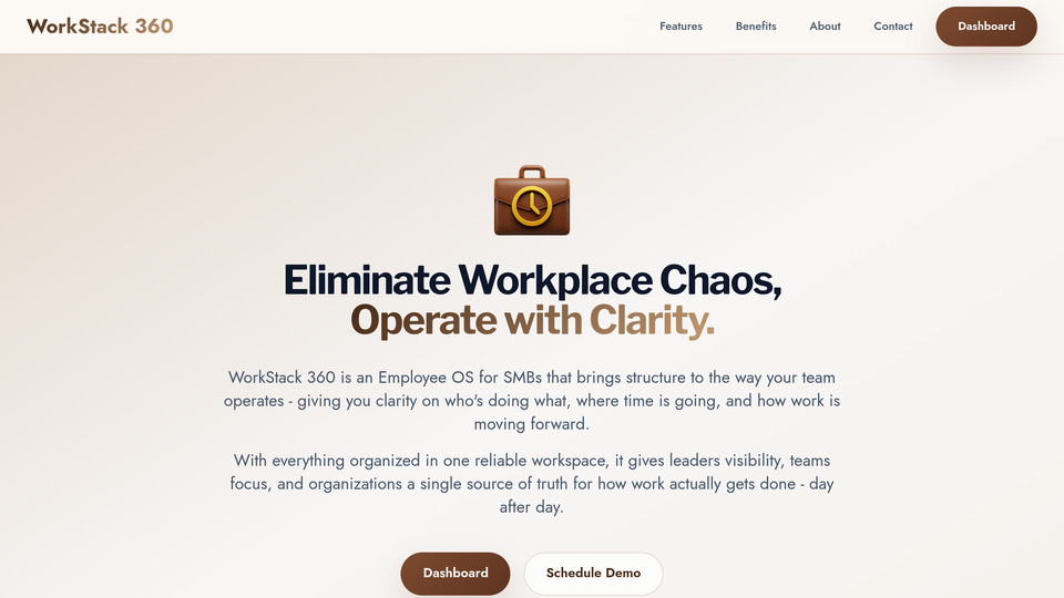 Screenshot of WorkStack 360