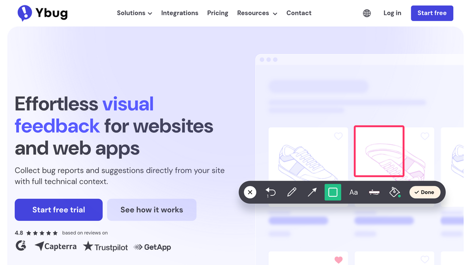 Screenshot of Ybug