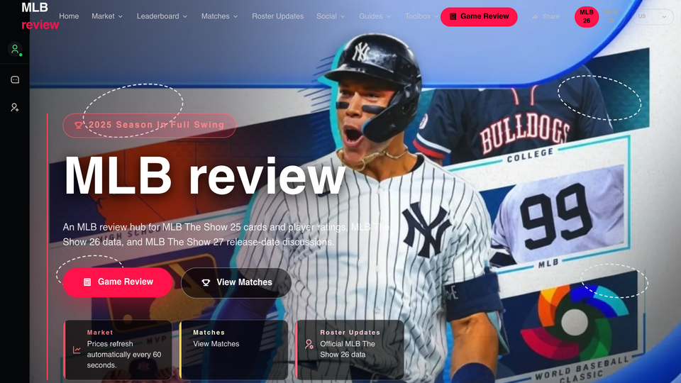 Screenshot of MLB Series Review