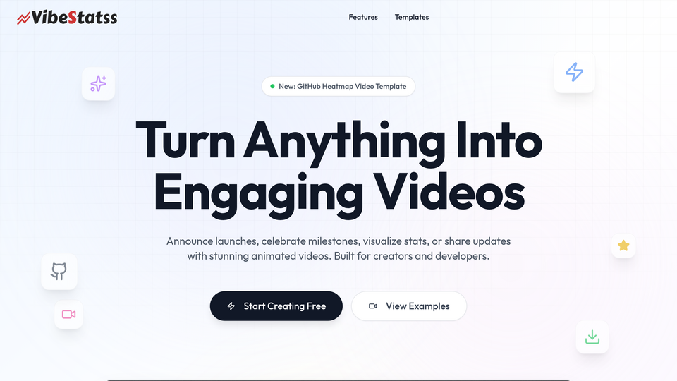 Screenshot of VibeStatss