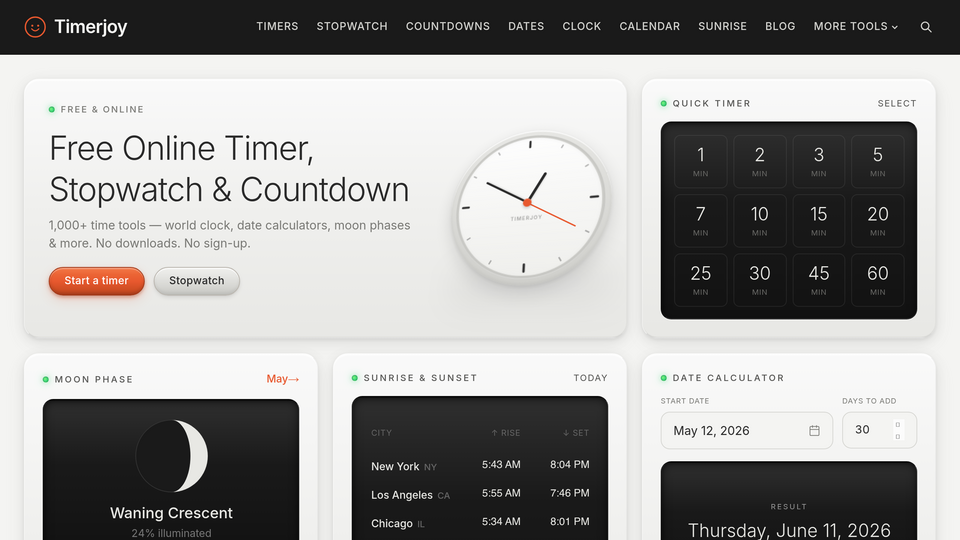 Screenshot of Timerjoy