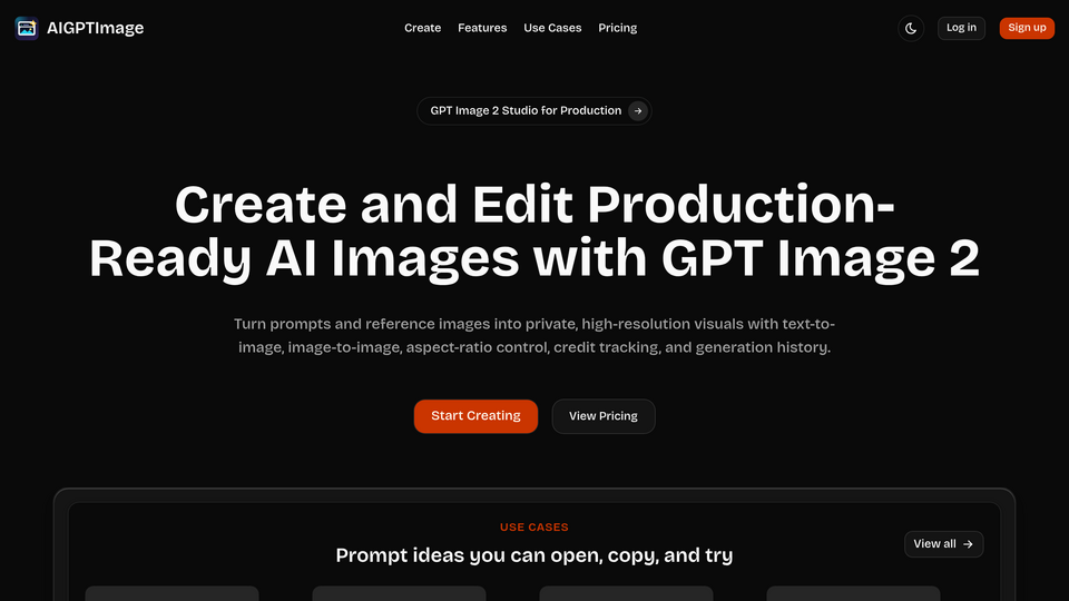 Screenshot of AI GPT Image