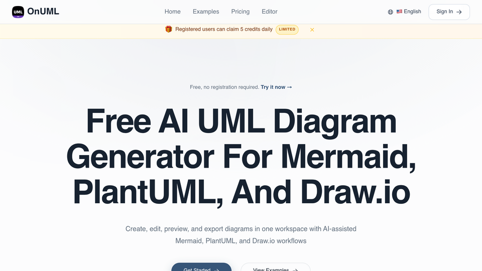 Screenshot of OnUml