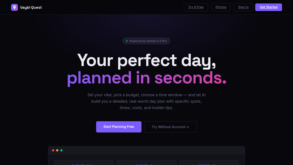 Screenshot of Vaybl Quest
