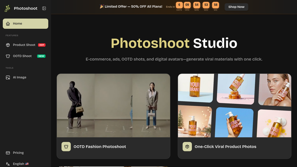 Screenshot of Photoshoot
