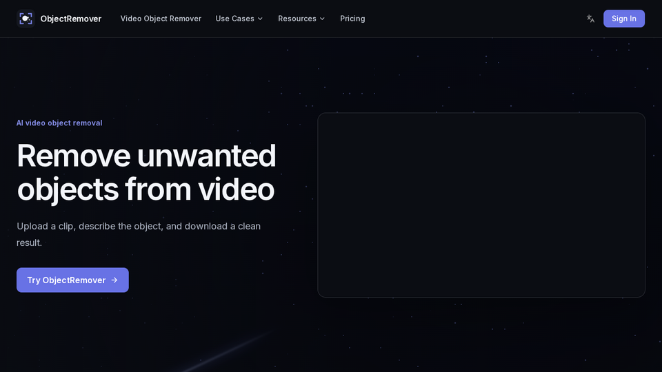 Screenshot of ObjectRemover