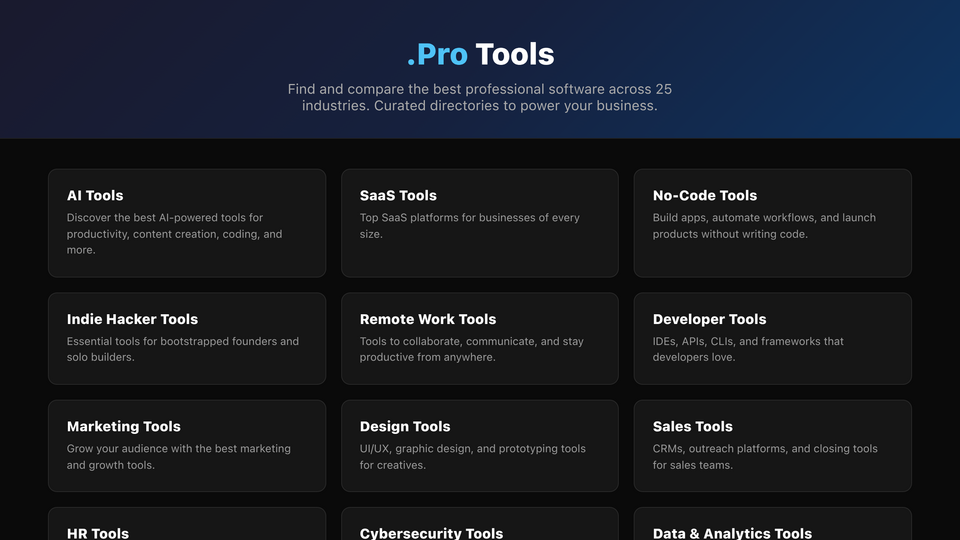 Screenshot of .Pro Tools