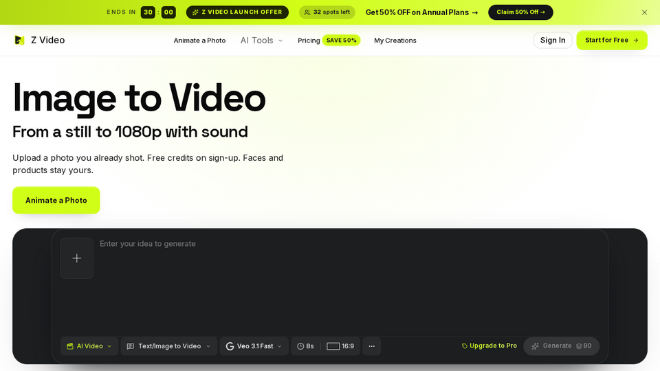 Screenshot of Z Video