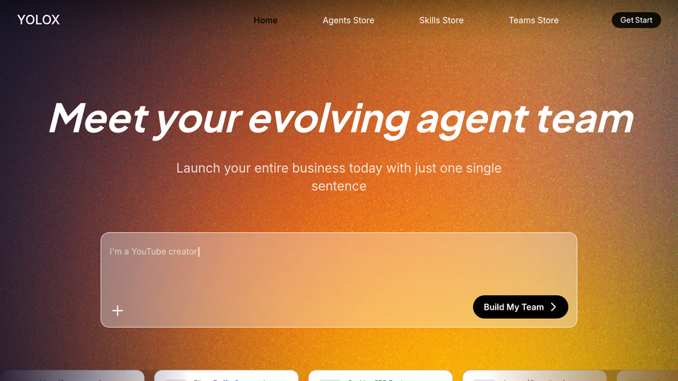Screenshot of Yolox