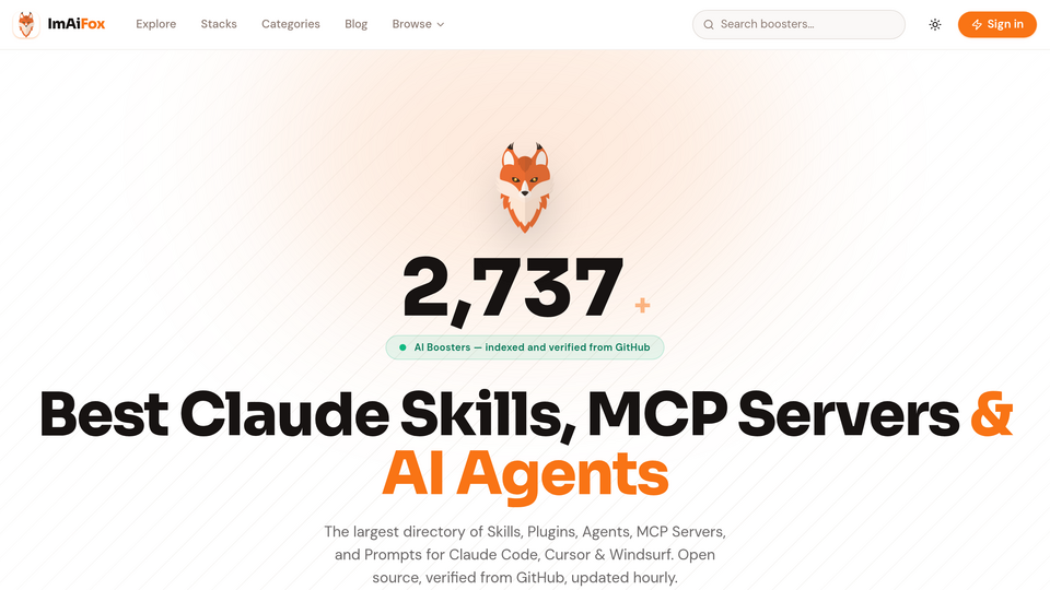 Screenshot of imAiFox