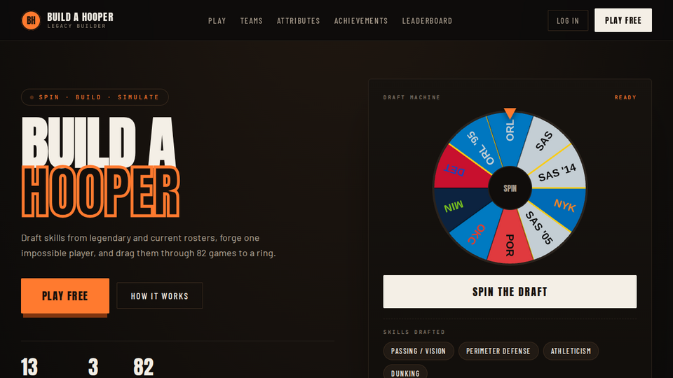 Screenshot of Build a Hooper