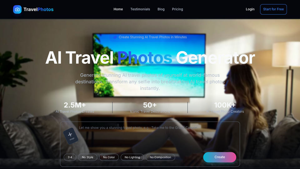 Screenshot of Travel Photos