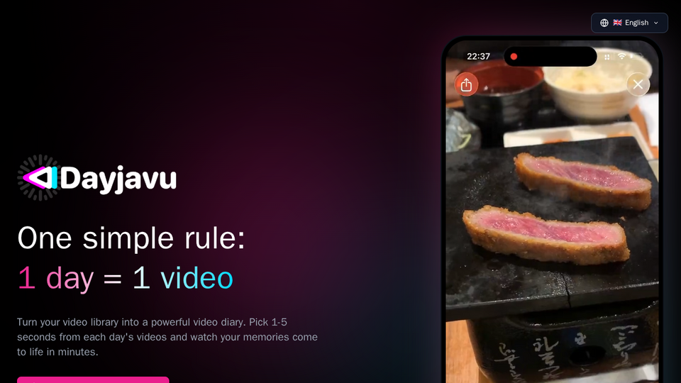 Screenshot of Dayjavu