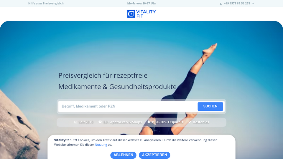 Screenshot of Vitalityfit