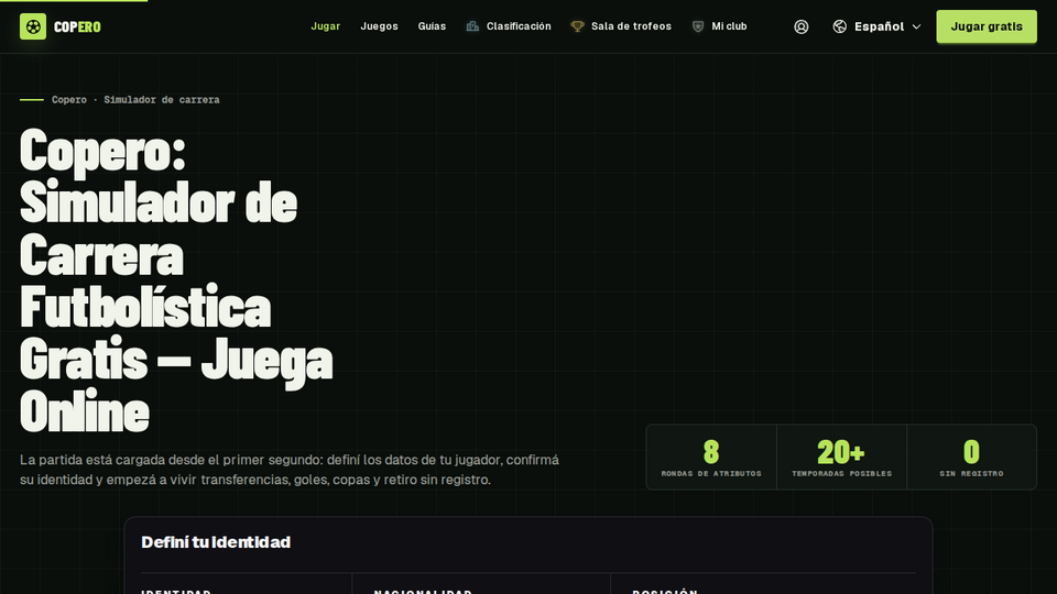 Screenshot of Copero