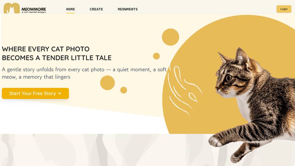 Screenshot of Meowmoire