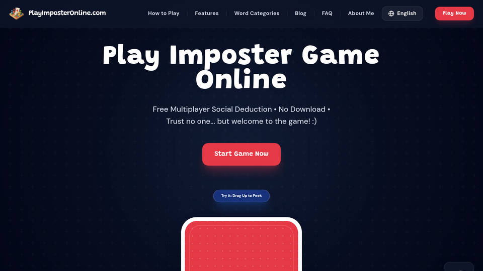 Screenshot of Play Imposter Online