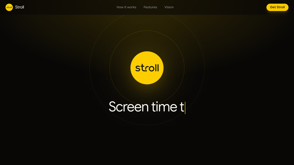 Screenshot of Stroll
