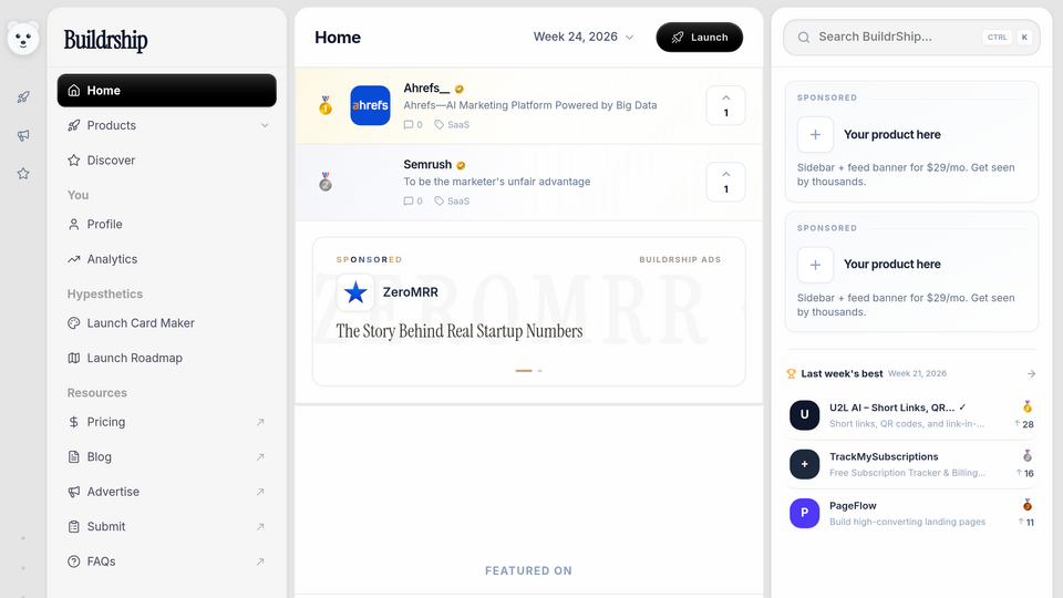 Screenshot of BuildrShip