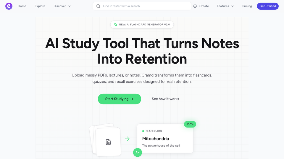 Screenshot of Cramd