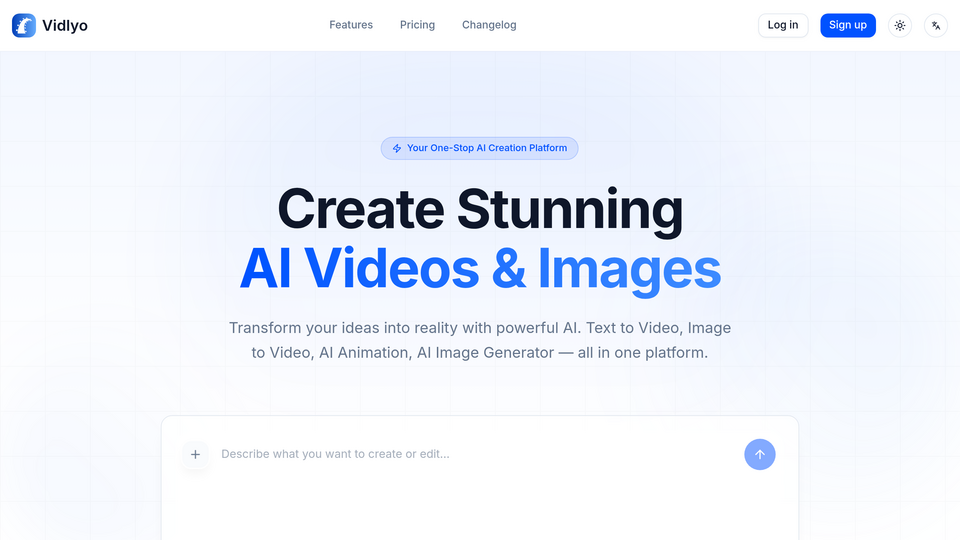 Screenshot of vidlyo