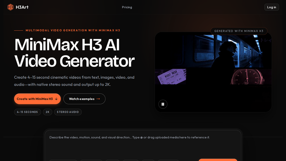 Screenshot of H3Art