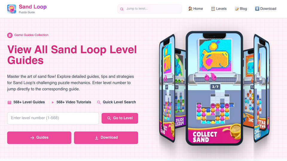 Screenshot of Sand Loop Guide