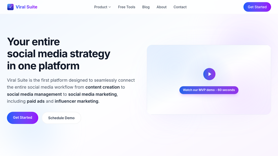 Screenshot of Viral Suite
