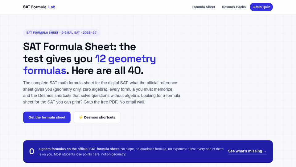 Screenshot of SAT Formula Lab