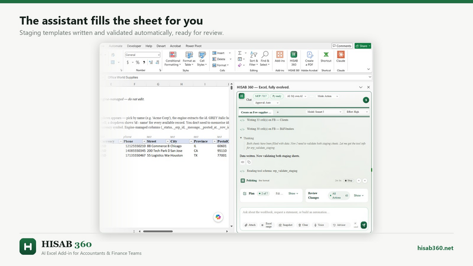 Screenshot of HISAB 360