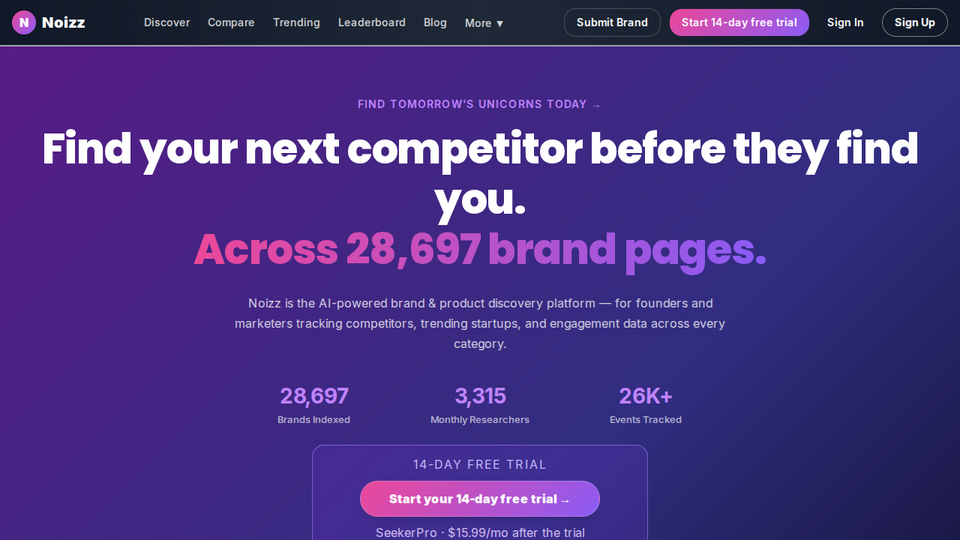 Screenshot of Noizz