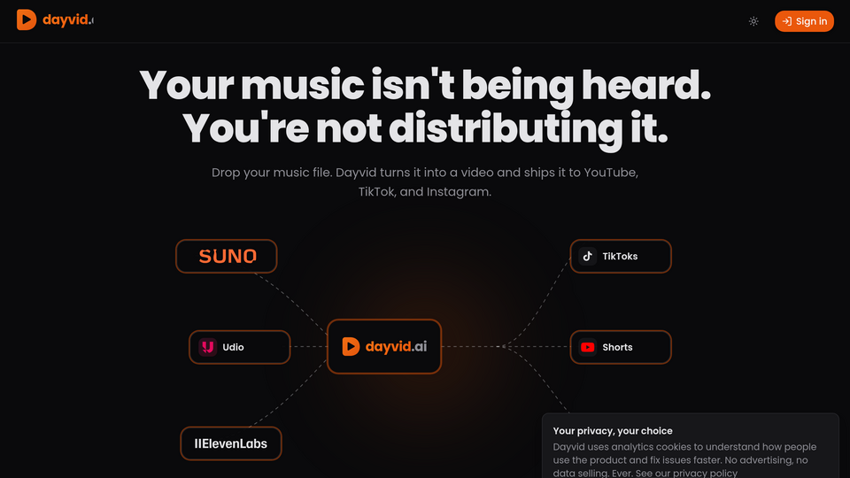 Screenshot of Dayvid