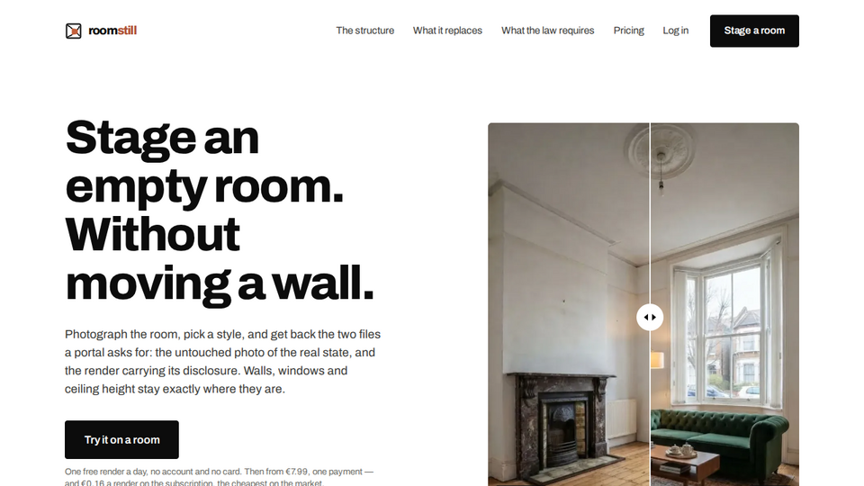 Screenshot of Roomstill