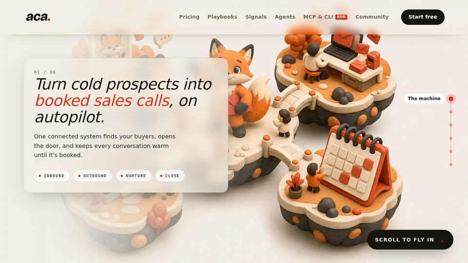 Screenshot of ACA Client Acquisition