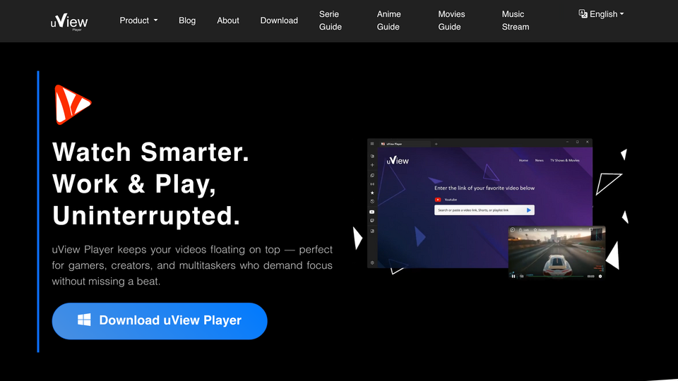 Screenshot of uView Player
