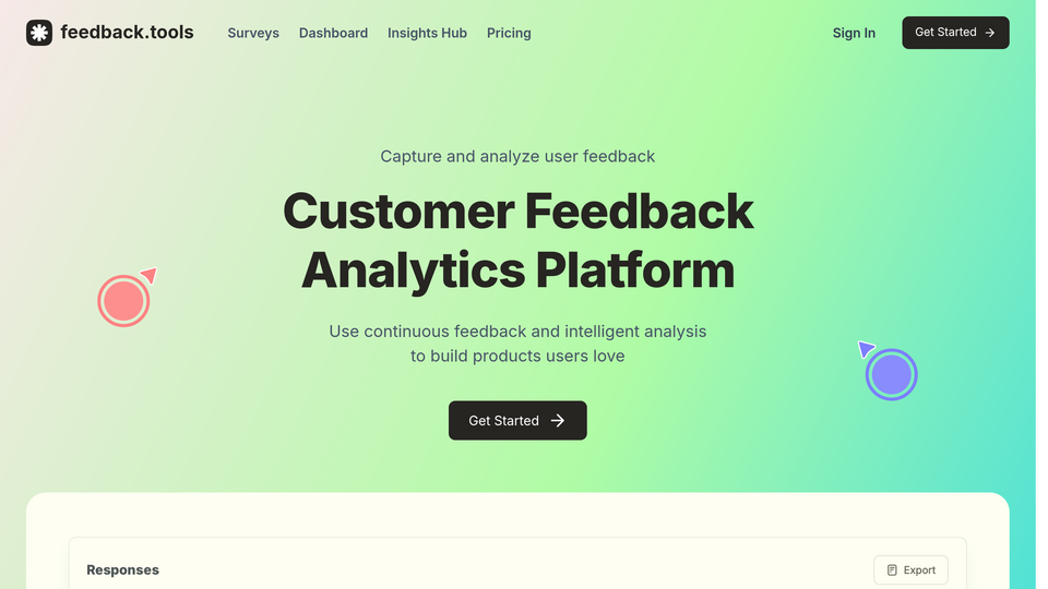 Screenshot of feedback.tools
