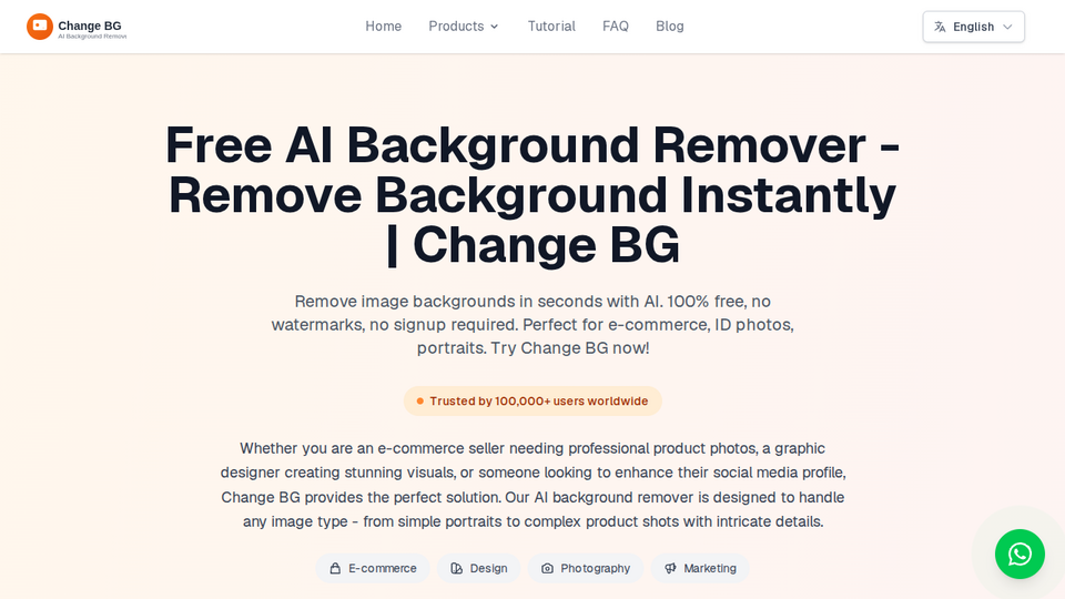Screenshot of Change-BG