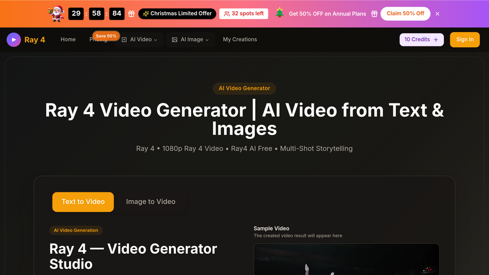 Screenshot of Ray 4