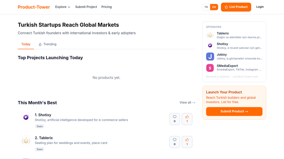 Screenshot of Product-Tower