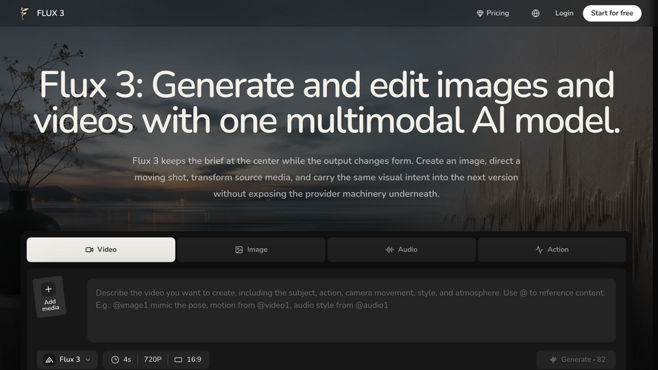 Screenshot of Flux 3