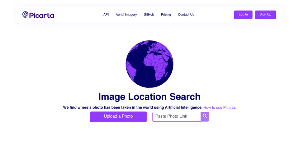 Screenshot of Picarta
