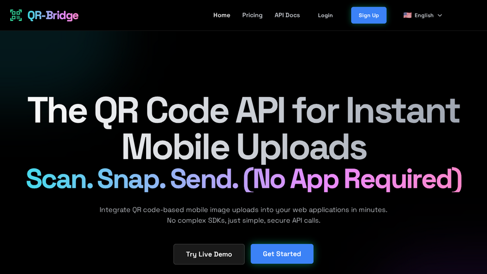Screenshot of QR-Bridge