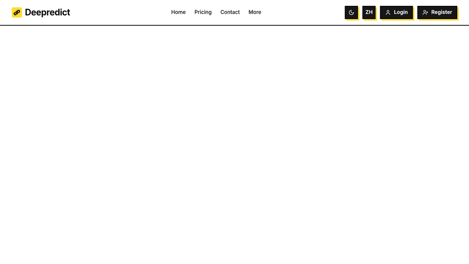 Screenshot of Deepredict