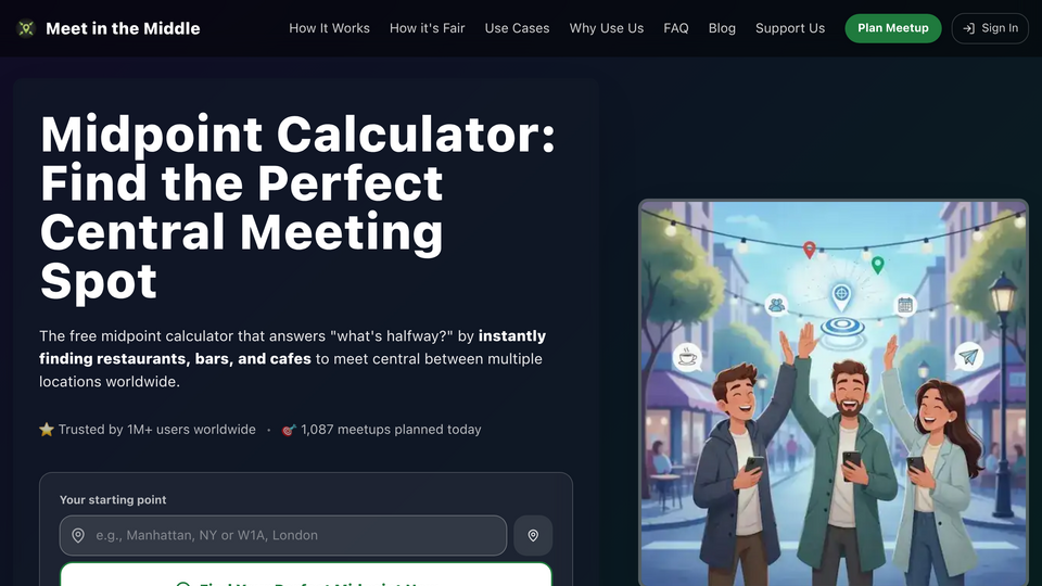 Screenshot of Meet In The Middle