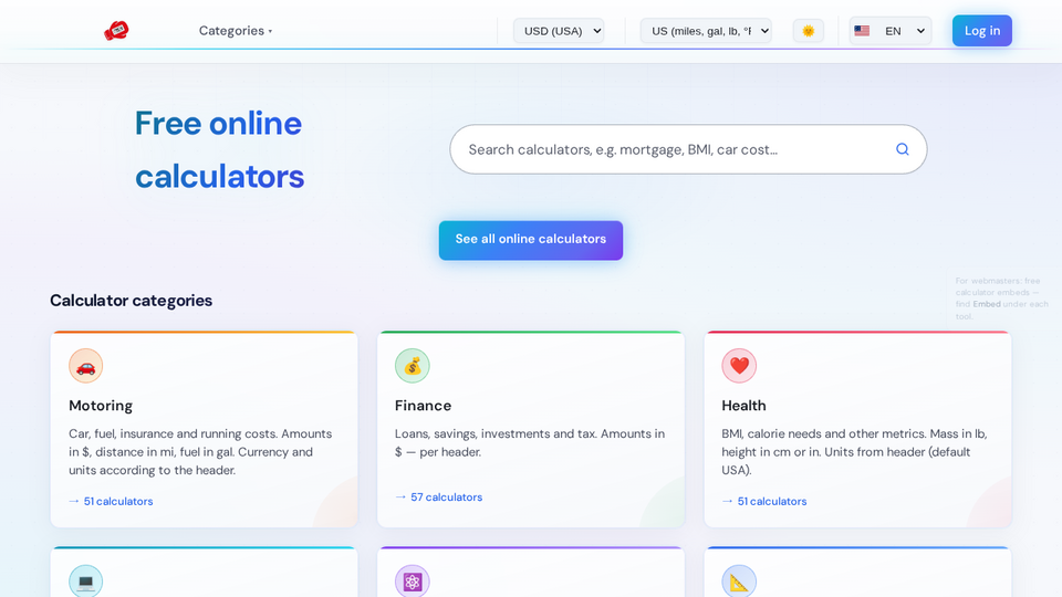 Screenshot of CalcBoxer