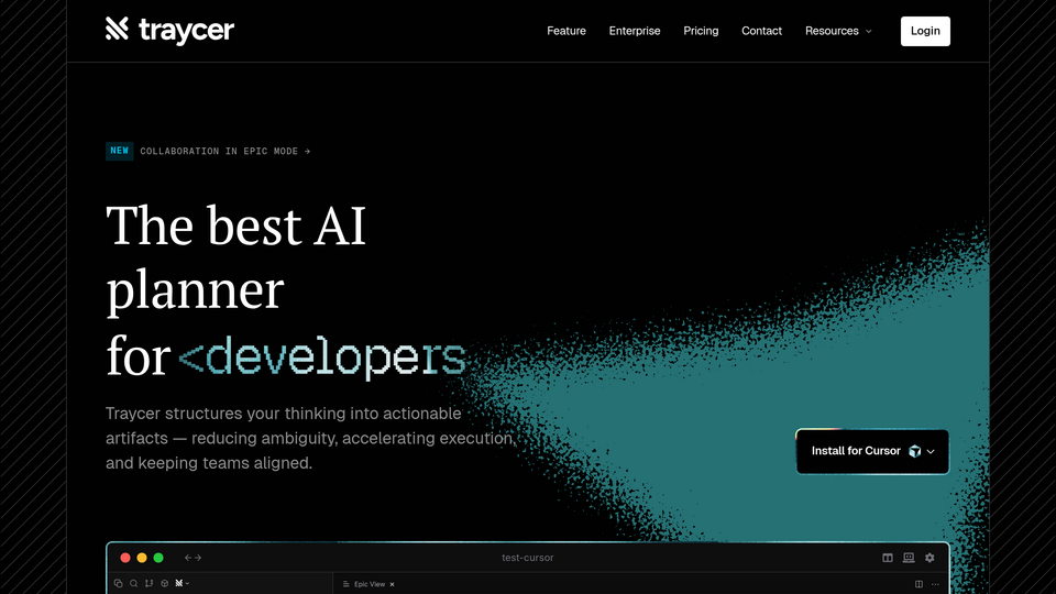 Screenshot of Traycer AI