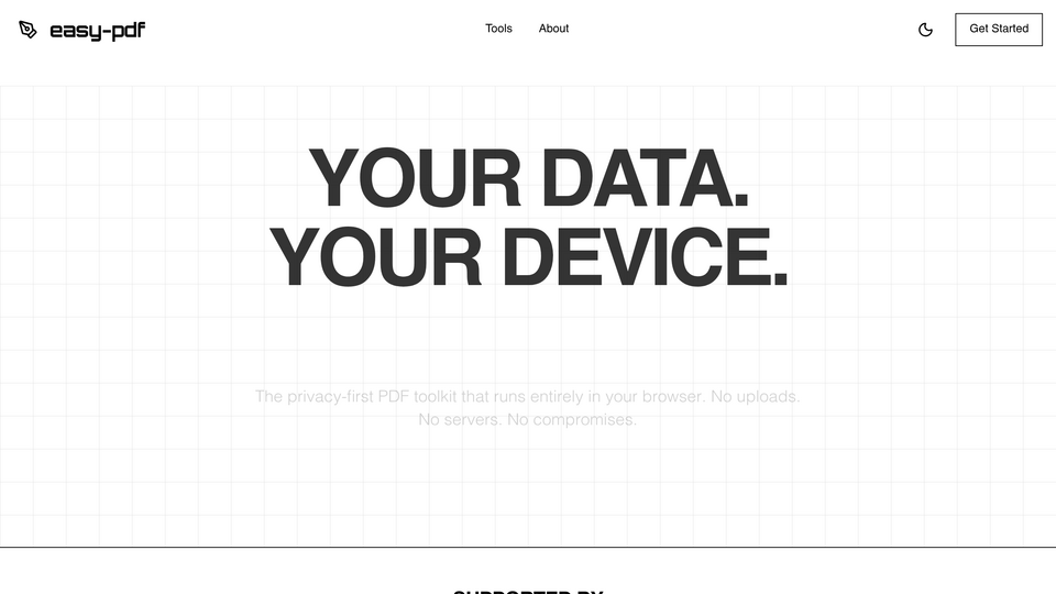 Screenshot of easy-pdf